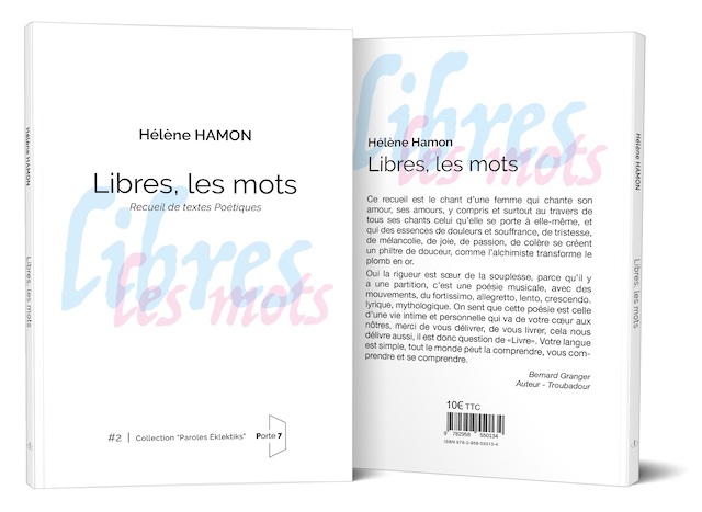 ☀️ New ☀️ <BR> <BR> Libres, Le Mots <BR> Par  Hélène HAMON <BR> <BR> 1 livre port inclus 