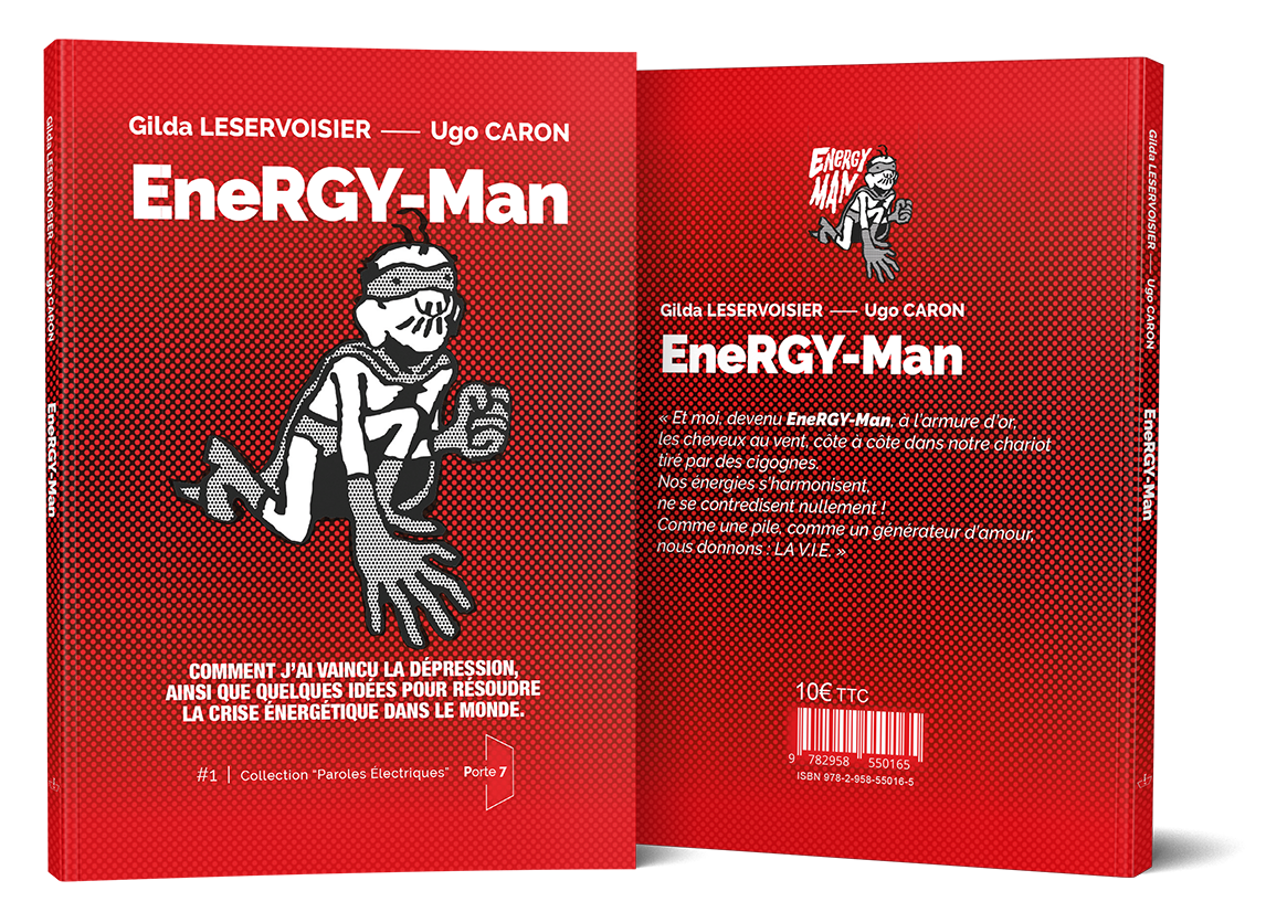 ☀️ New ☀️☀️ New ☀️<br><br> EnERGY Man <br> <br>Par Gilda Leservoisier <br><br> 1 livre port inclus